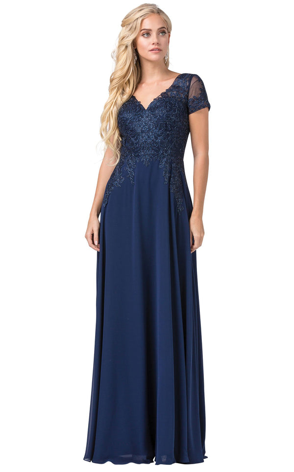 Dancing Queen 2757 Dress Navy