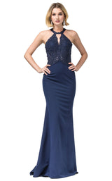 3 of 4 Dancing Queen 2787 Dress Navy