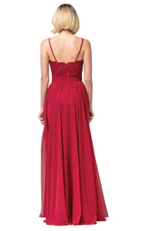 6 of 6 Dancing Queen 2789 Dress Burgundy