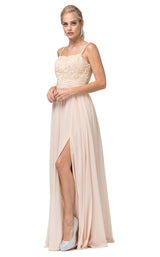 3 of 6 Dancing Queen 2789 Dress Champagne