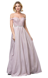 2 of 3 Dancing Queen 2820 Dress Dusty-Pink