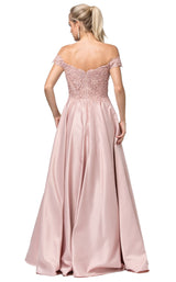 2 of 2 Dancing Queen 2837 Dress Rose-Gold