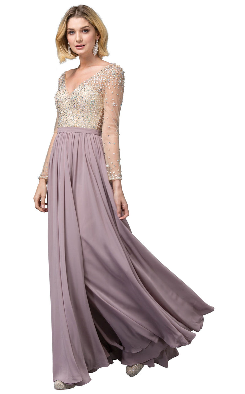 Dancing Queen 2839 Dress Mocha