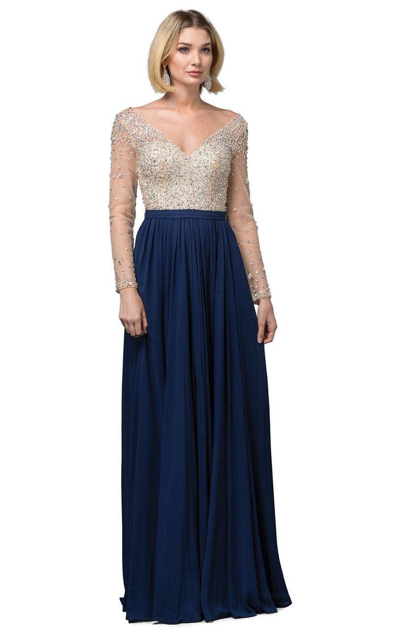 Dancing Queen 2839 Dress Navy