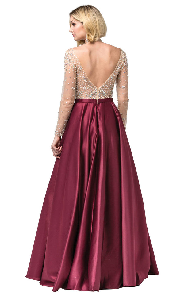 Dancing Queen 2840 Dress Burgundy