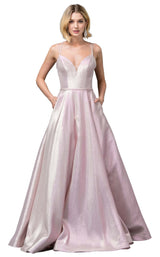 1 of 2 Dancing Queen 2859 Dress Rose-Gold