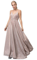 2 of 3 Dancing Queen 2867 Dress Rose-Gold