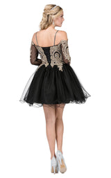 4 of 4 Dancing Queen 3001 Dress Black