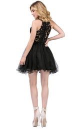 4 of 4 Dancing Queen 3004 Dress Black