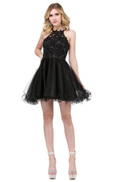 1 of 4 Dancing Queen 3004 Dress Black