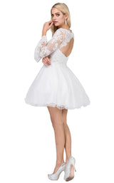 2 of 3 Dancing Queen 3015 Dress Off-White