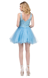 2 of 2 Dancing Queen 3022 Dress Sky-Blue