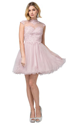 Dancing Queen 3027 Dress Dusty-Pink