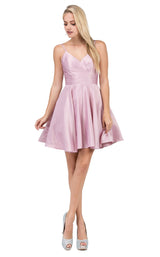 1 of 6 Dancing Queen 3059 Dress Dusty-Pink