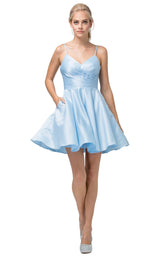 4 of 6 Dancing Queen 3059 Dress Sky-Blue