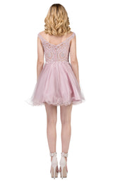 5 of 5 Dancing Queen 3070 Dress Dusty-Pink