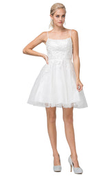 3 of 5 Dancing Queen 3158 Dress Off-White