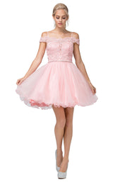 1 of 5 Dancing Queen 3167 Dress Blush