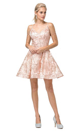 2 of 4 Dancing Queen 3196 Dress Rose-Gold