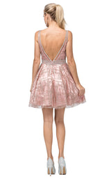 3 of 3 Dancing Queen 3200 Dress Rose-Gold