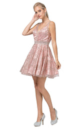 2 of 3 Dancing Queen 3200 Dress Rose-Gold