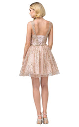 3 of 3 Dancing Queen 3222 Dress Rose-Gold