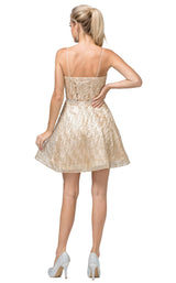 3 of 3 Dancing Queen 3229 Dress Gold