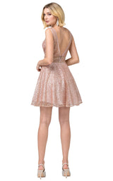 2 of 2 Dancing Queen 3230 Dress Rose-Gold