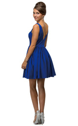 2 of 2 Dancing Queen 9493 Dress Royal-Blue