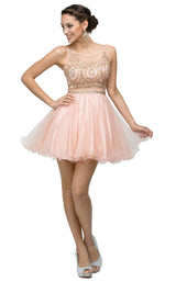Dancing Queen 9518 Dress Blush