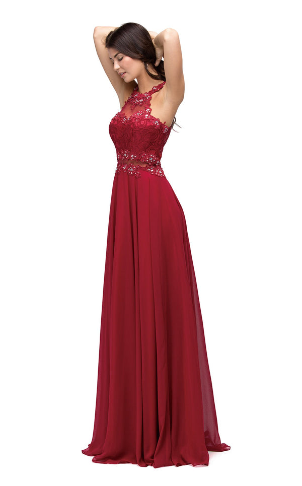 Dancing Queen 9548 Dress Burgundy