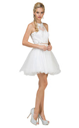 4 of 5 Dancing Queen 9631 Dress Off-White