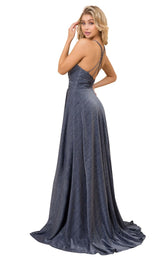 4 of 8 Nox Anabel E184 Dress Metallic-Navy