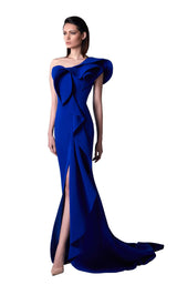 1 of 2 Edward Arsouni Couture FW0394 Blue