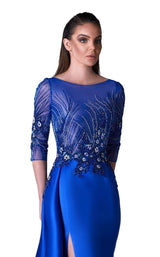 2 of 3 Edward Arsouni Couture FW0395 Blue