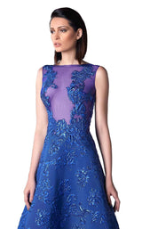 2 of 2 Edward Arsouni Couture FW0399 Blue