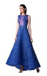 1 of 2 Edward Arsouni Couture FW0399 Blue