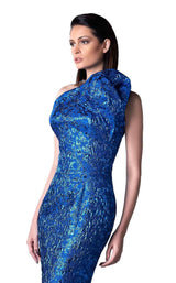 2 of 2 Edward Arsouni Couture FW0401 Blue
