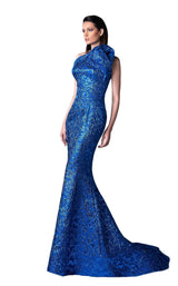 1 of 2 Edward Arsouni Couture FW0401 Blue