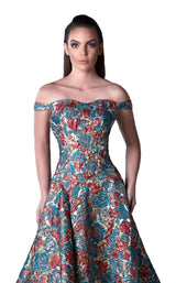 2 of 2 Edward Arsouni Couture FW0404 Floral Print