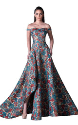 1 of 2 Edward Arsouni Couture FW0404 Floral Print