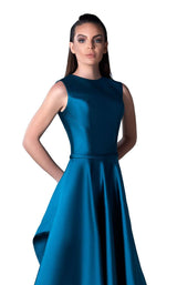 2 of 2 Edward Arsouni Couture FW0406 Teal