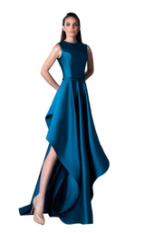 1 of 2 Edward Arsouni Couture FW0406 Teal