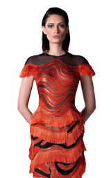 2 of 2 Edward Arsouni Couture FW0407 Orange
