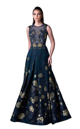1 of 2 Edward Arsouni Couture FW0410 Navy