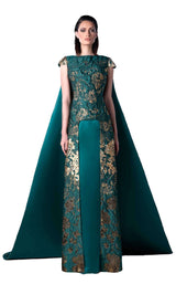 1 of 2 Edward Arsouni Couture FW0414 Green