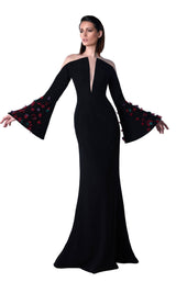 1 of 2 Edward Arsouni Couture FW0424 Black