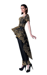 1 of 2 Edward Arsouni Couture FW0427 Black