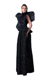 1 of 2 Edward Arsouni Couture FW0428 Black