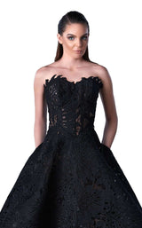 2 of 2 Edward Arsouni Couture FW0430 Black